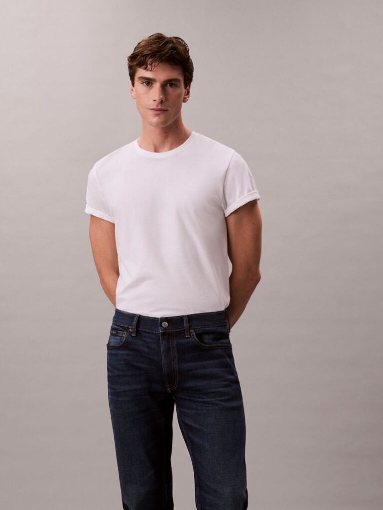 Denim Τζιν Slim Σε Ίσια Γραμμή  Άνδρας