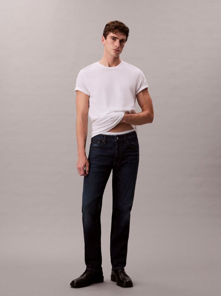 Denim Τζιν Slim Σε Ίσια Γραμμή  Άνδρας