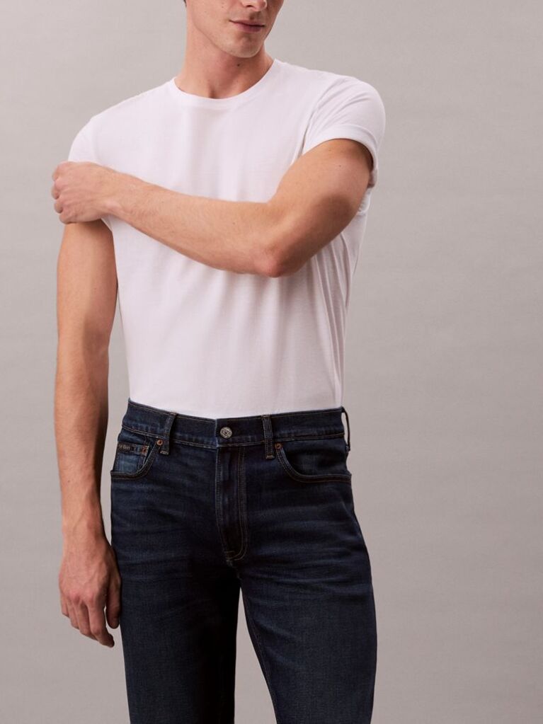 Denim Τζιν Slim Σε Ίσια Γραμμή  Άνδρας