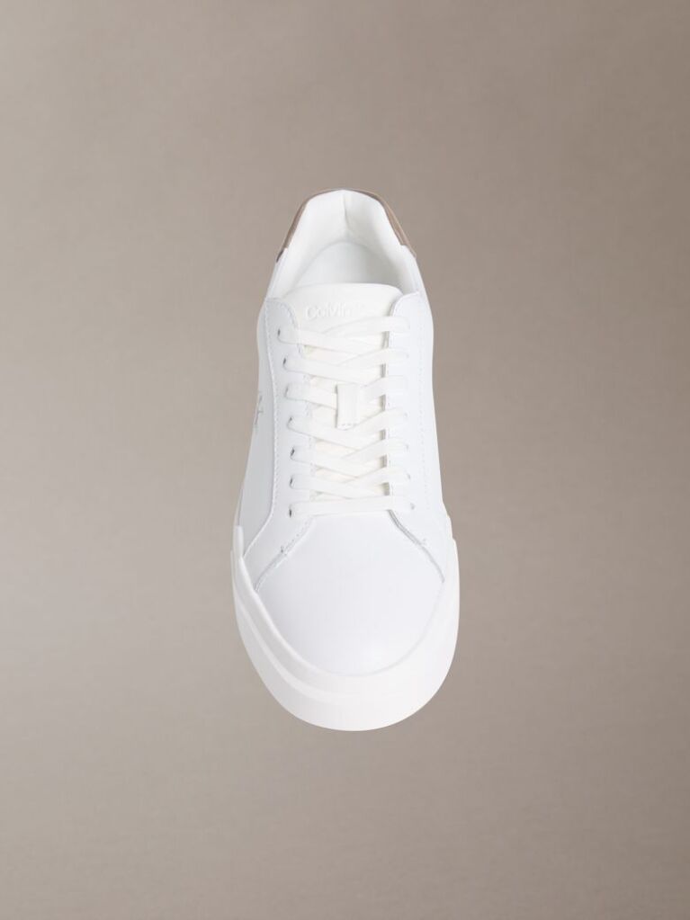 Λευκό Δερμάτινα Sneakers NYC   Άνδρας