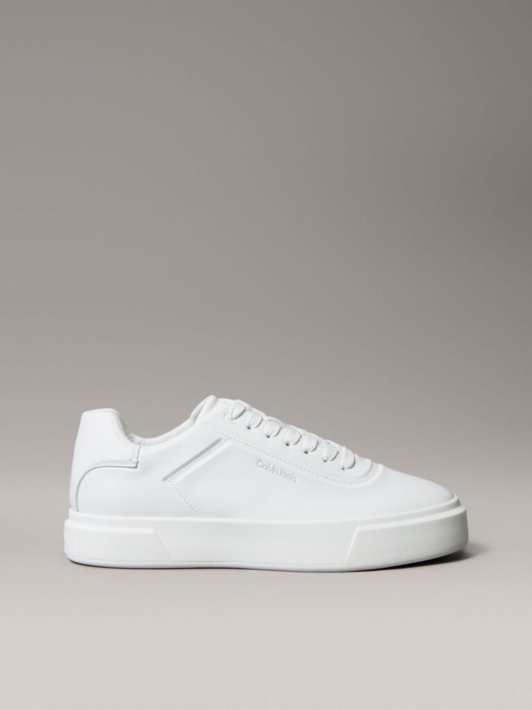 Λευκό Premier - Signature Δερμάτινα Sneakers  Άνδρας