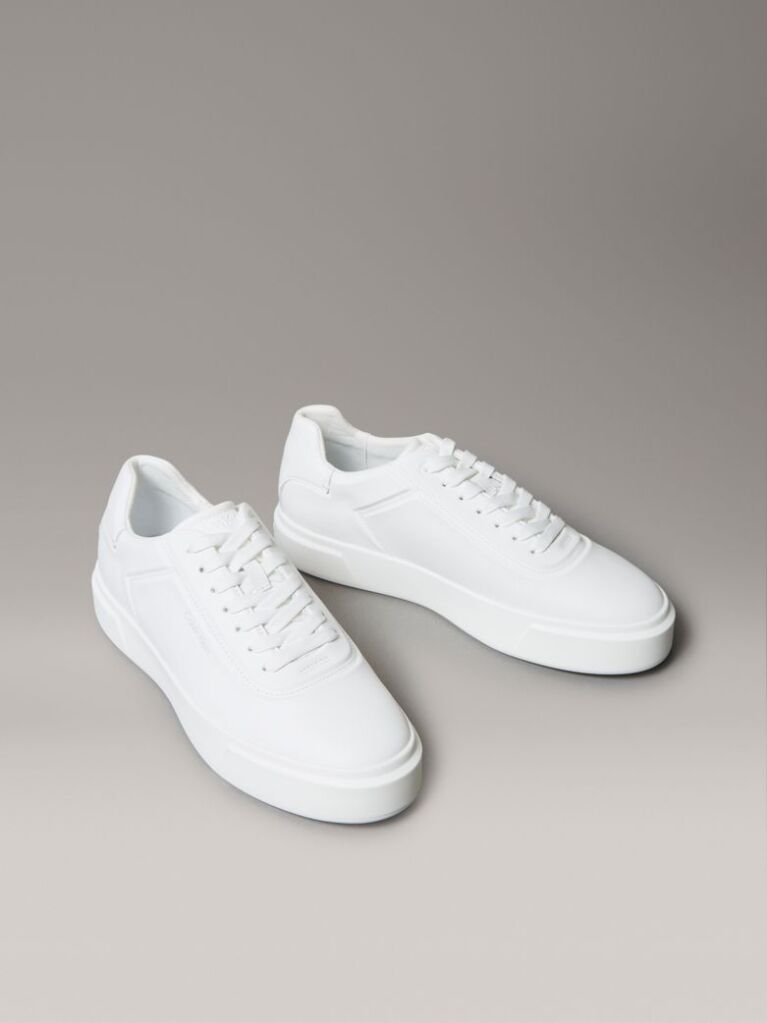 Λευκό Premier - Signature Δερμάτινα Sneakers  Άνδρας