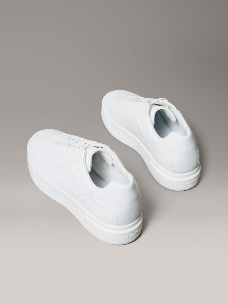 Λευκό Premier - Signature Δερμάτινα Sneakers  Άνδρας
