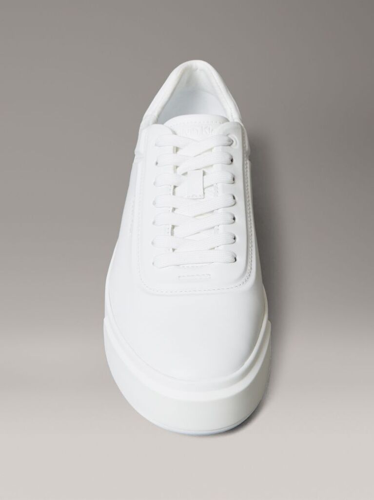 Λευκό Premier - Signature Δερμάτινα Sneakers  Άνδρας