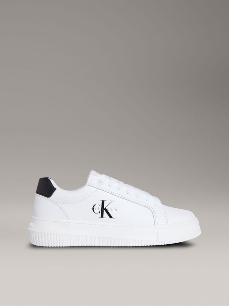 White Leather Trainers  Women