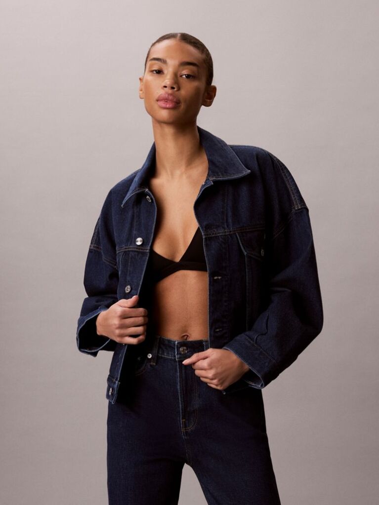Denim Άνετο Τζιν Τζάκετ   Γυναίκα