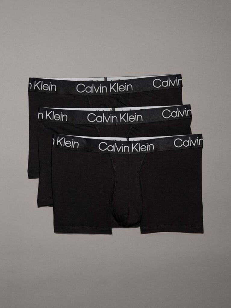 Black 3 Pack Trunks - Modern Structure  Men
