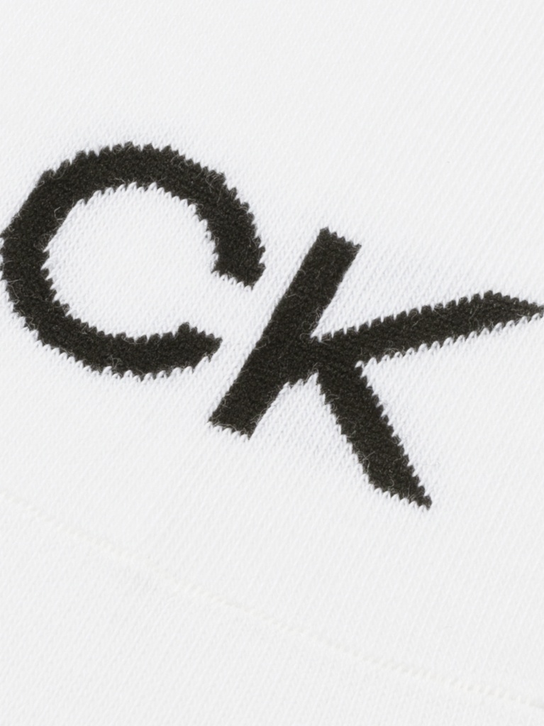 White CK Men Short Sock 3P  Men