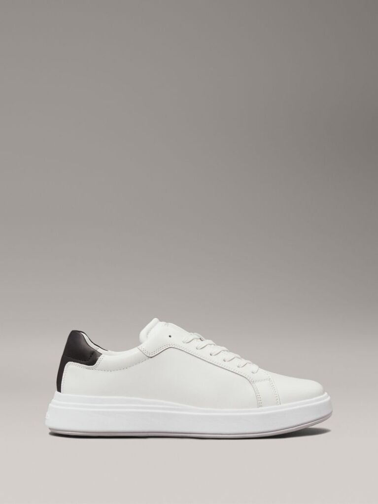 Λευκό Δερμάτινα Sneakers  Άνδρας