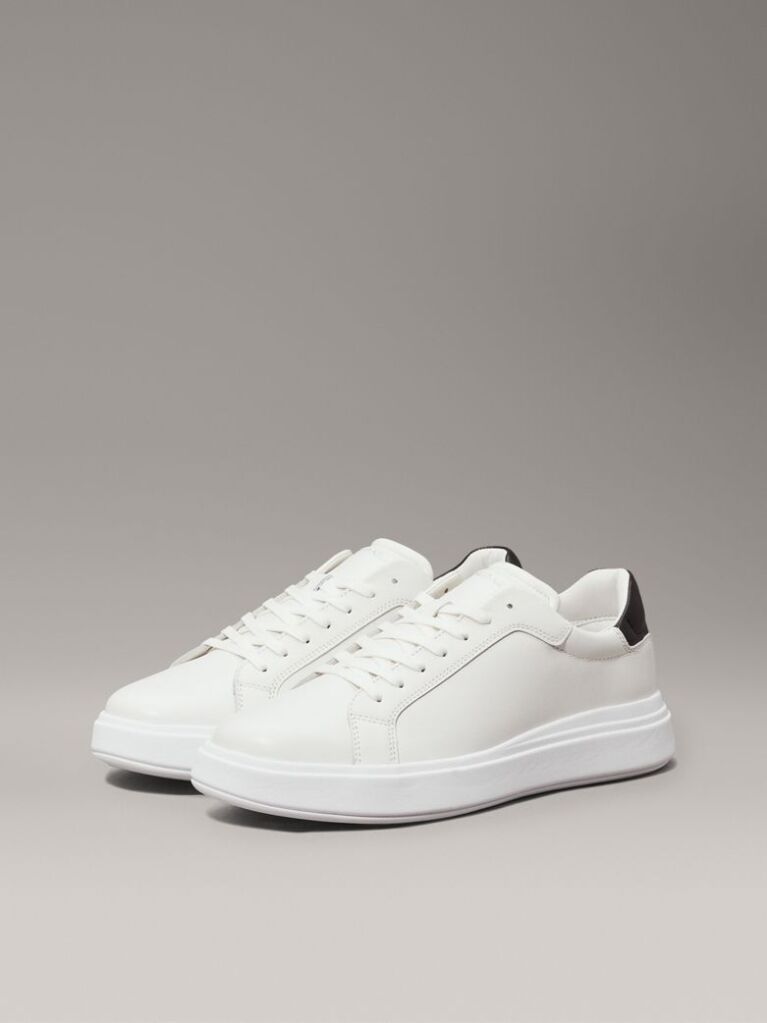 Λευκό Δερμάτινα Sneakers  Άνδρας