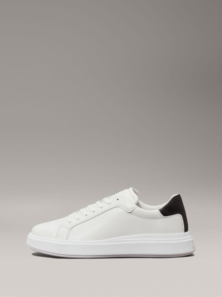 Λευκό Δερμάτινα Sneakers  Άνδρας