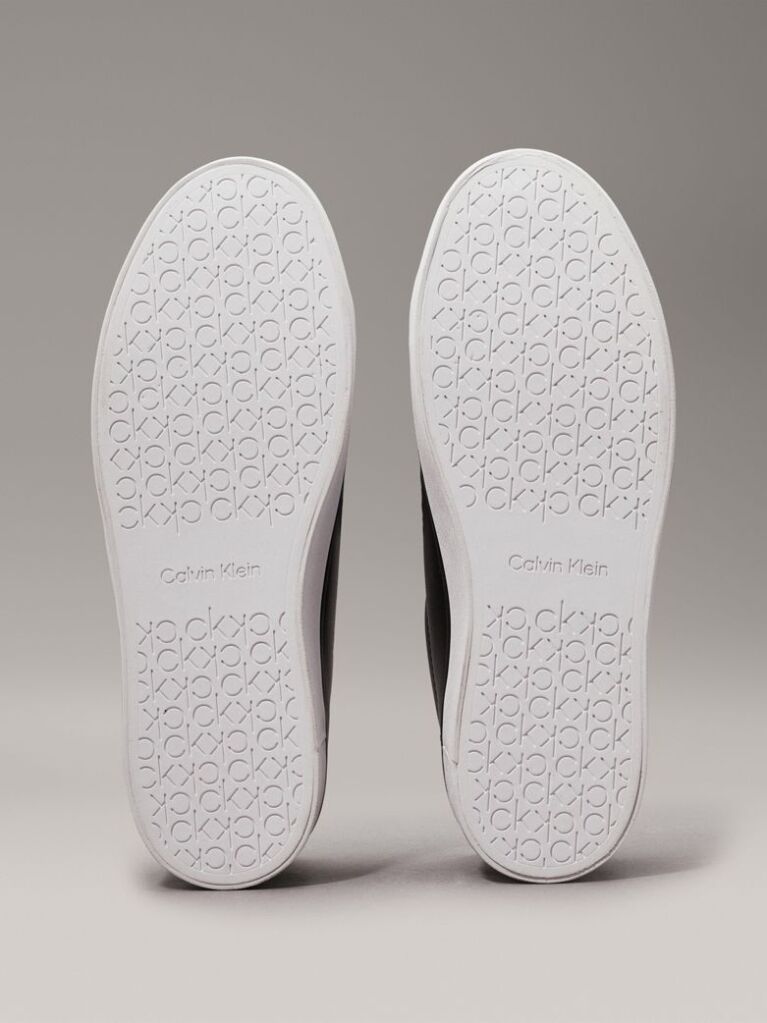 Μαύρο Δερμάτινα Sneakers  Γυναίκα