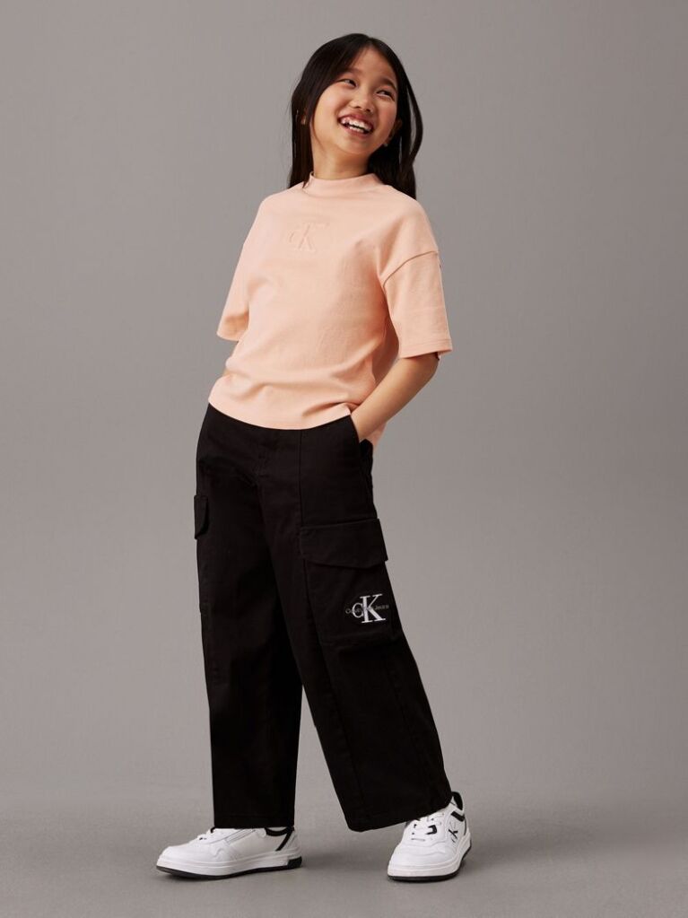 Black Cargo Trousers  Girls
