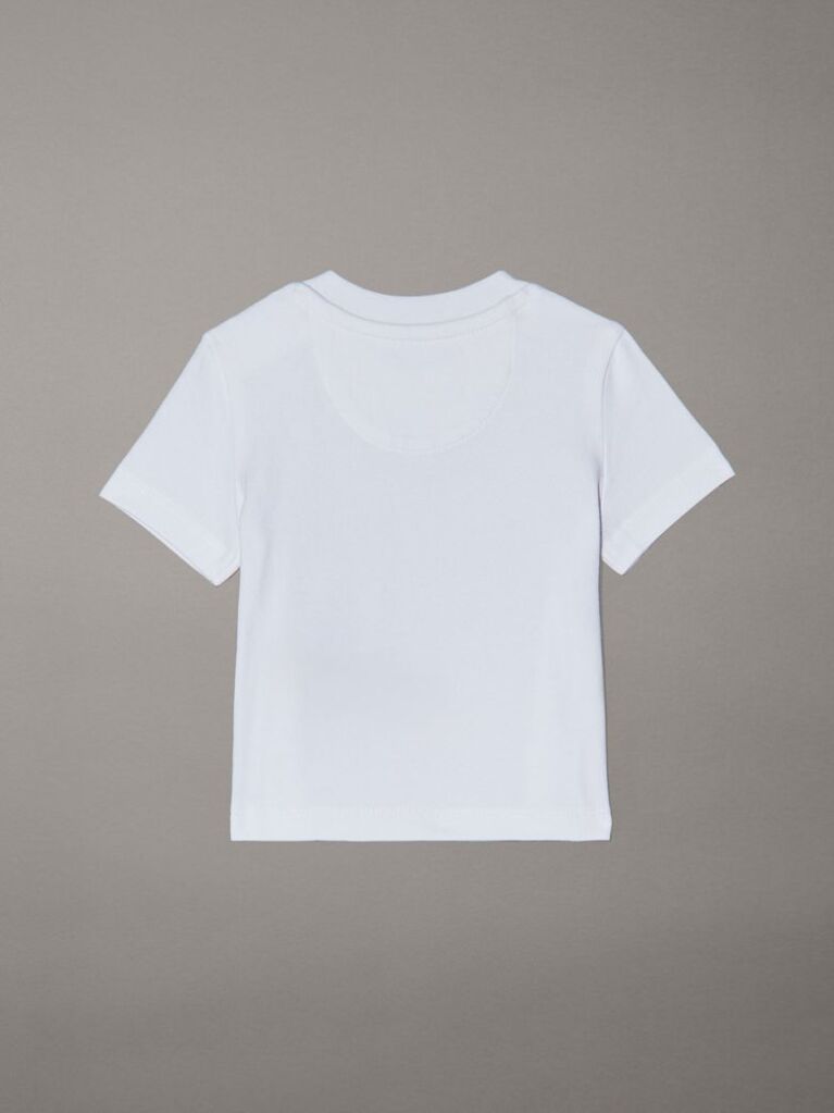 Λευκό Βρεφικό T-Shirt Με Λογότυπο  Βρεφικά