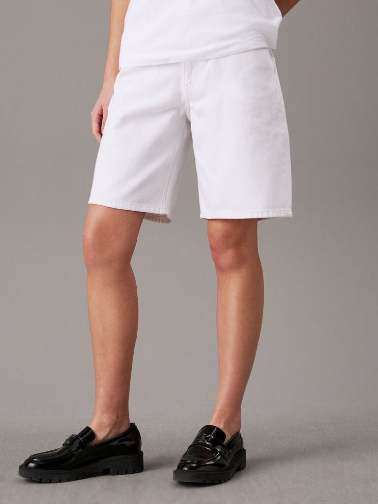Denim 90'S Straight Denim Shorts  Women