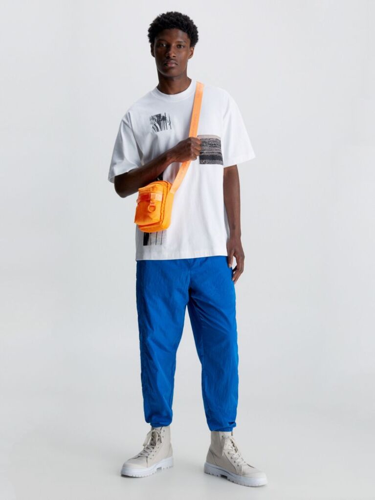Orange Crossbody Bag  Men