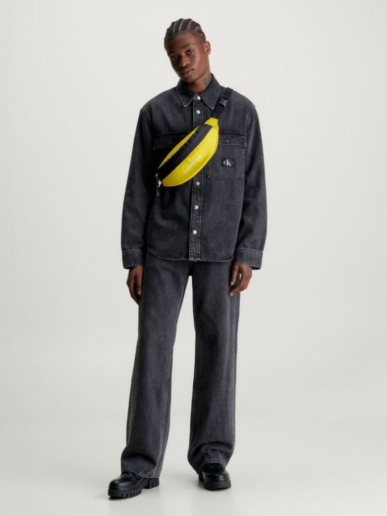 Yellow Bum Bag  Men