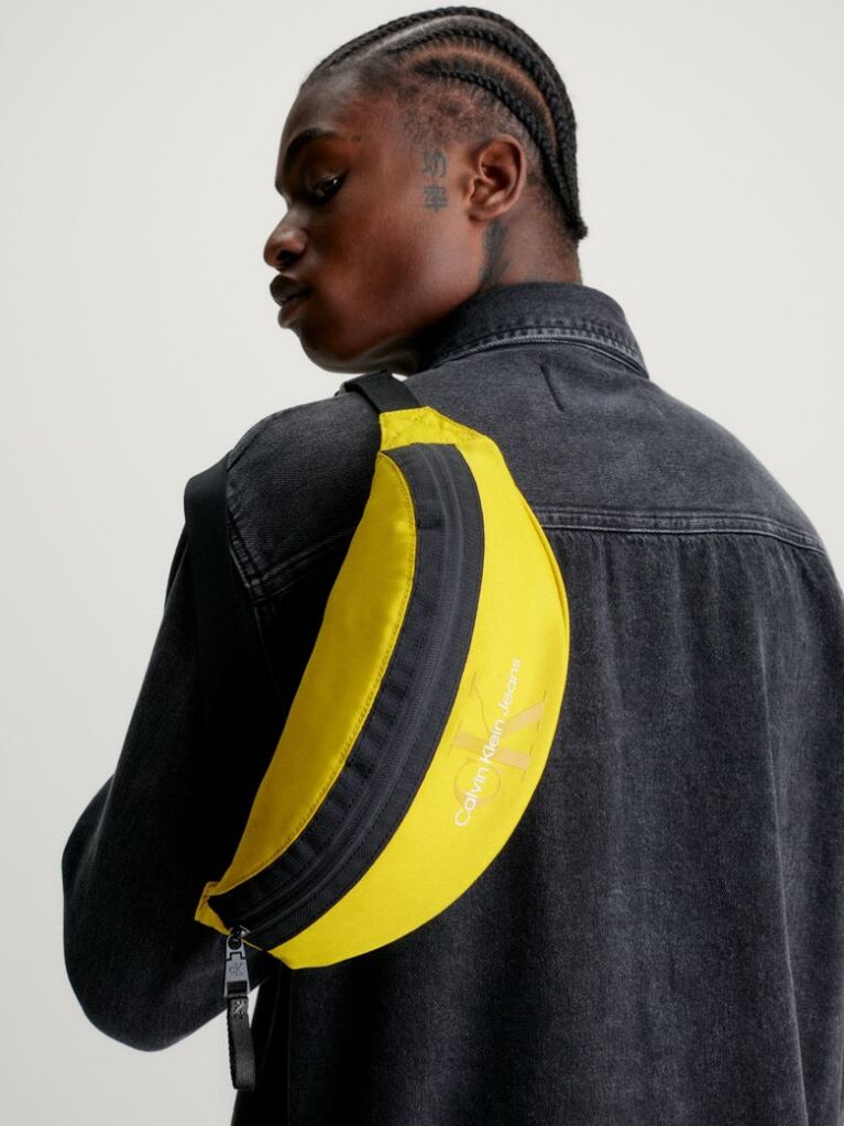 Yellow Bum Bag  Men