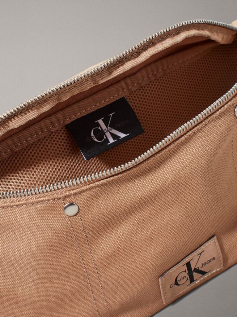Beige Bum Bag  Men
