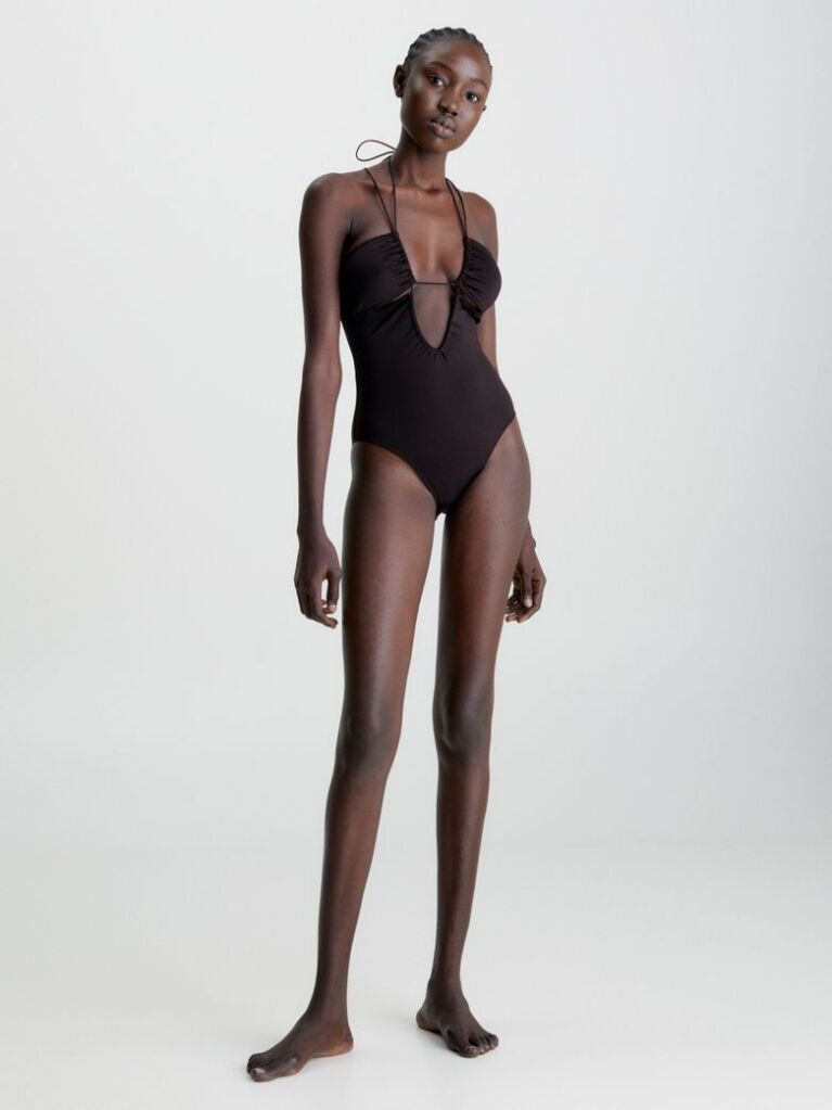 Black Swimsuit - Multi Ties  Women
