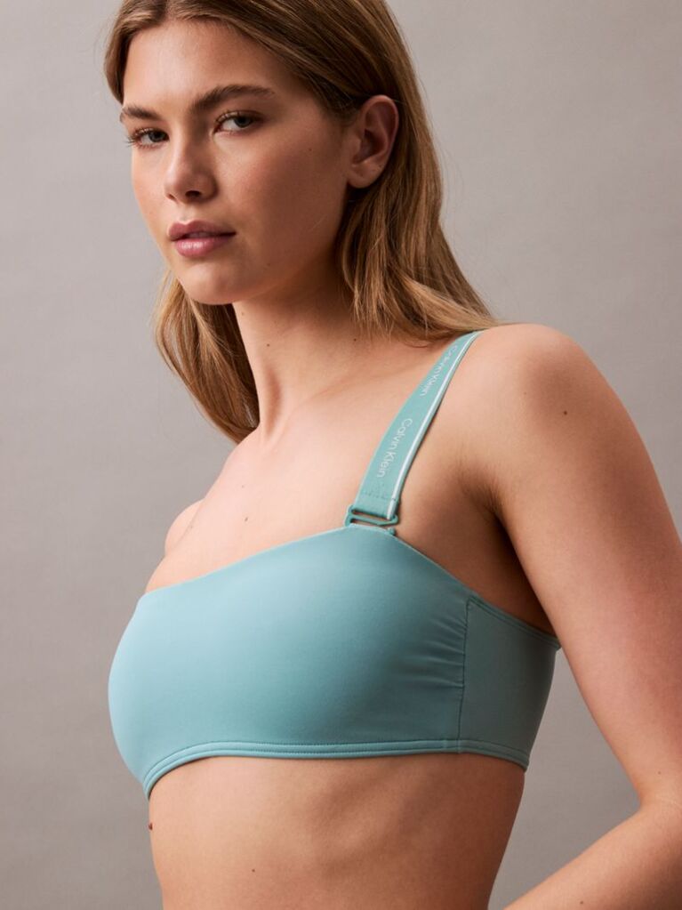 Blue Bandeau Bikini Top - CK Meta Legacy  Women