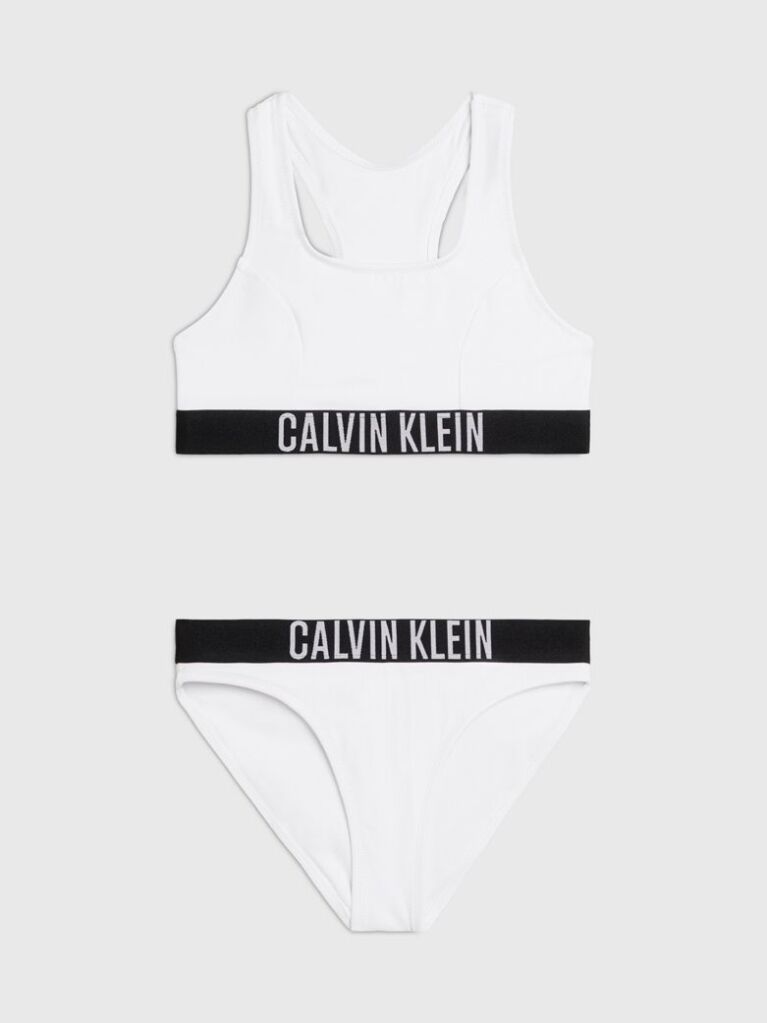 White Girls Bralette Bikini Set - Intense Power  Girls