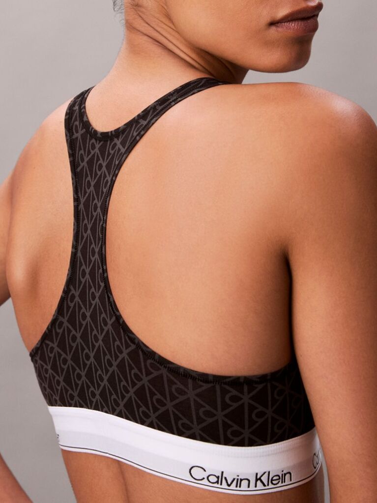 Black Unlined Bralette - Icon Cotton Modal  Women