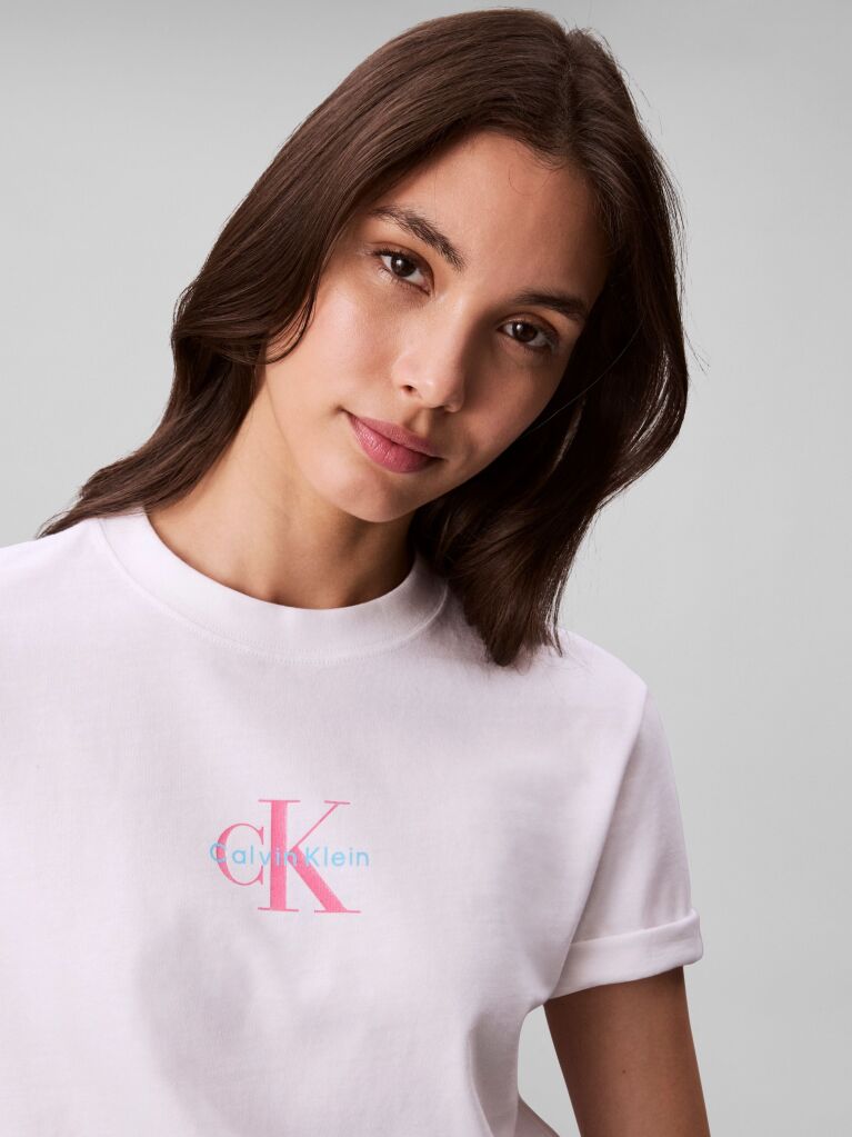 White Short Sleeve T-Shirt  Women