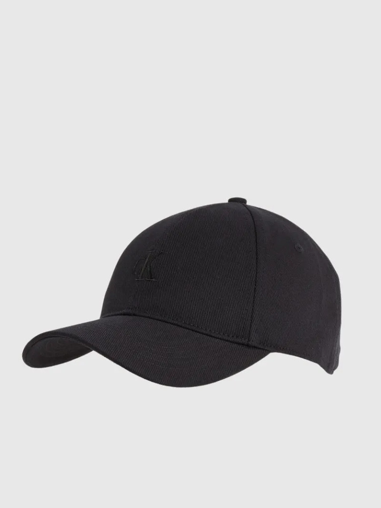 Μαύρο Καπέλο Από Twill Με Λογότυπο  Άνδρας