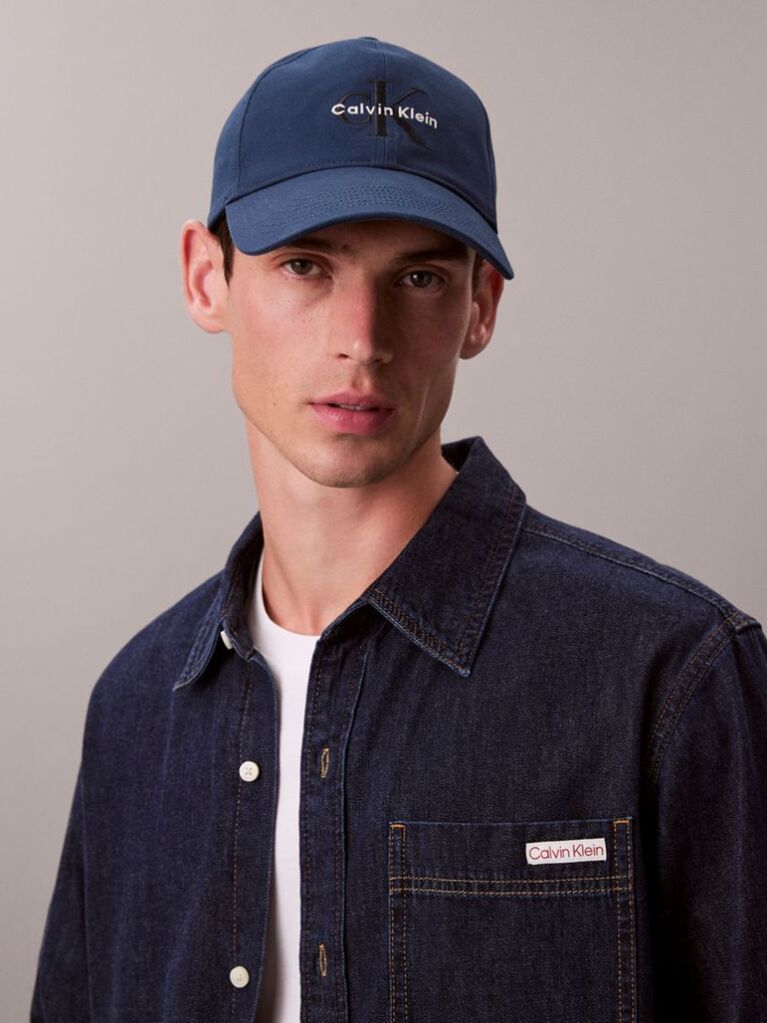 Blue Twill Logo Cap  Men