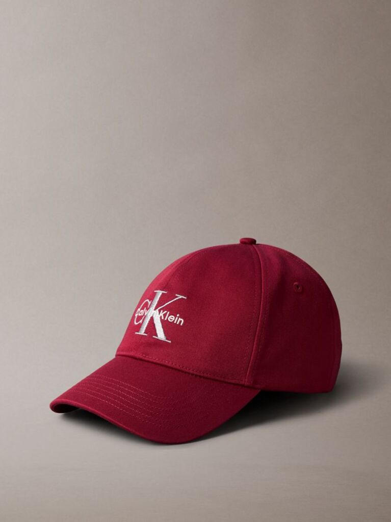 Red Twill Logo Cap  Men