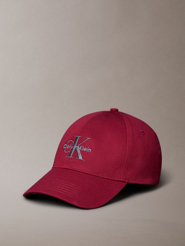 Red Twill Logo Cap  Men