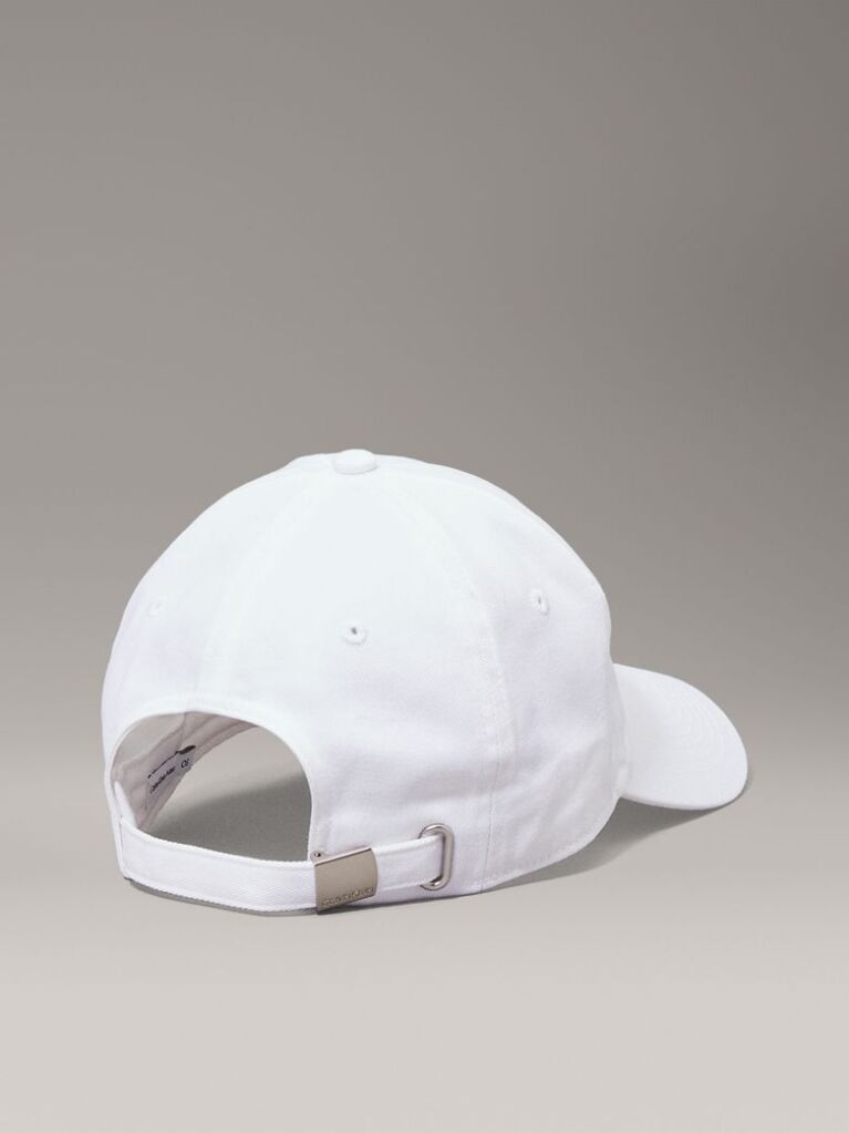 White Printed Baseball Cap  Men