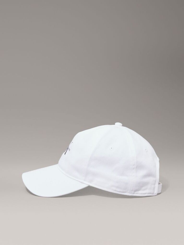 White Printed Baseball Cap  Men