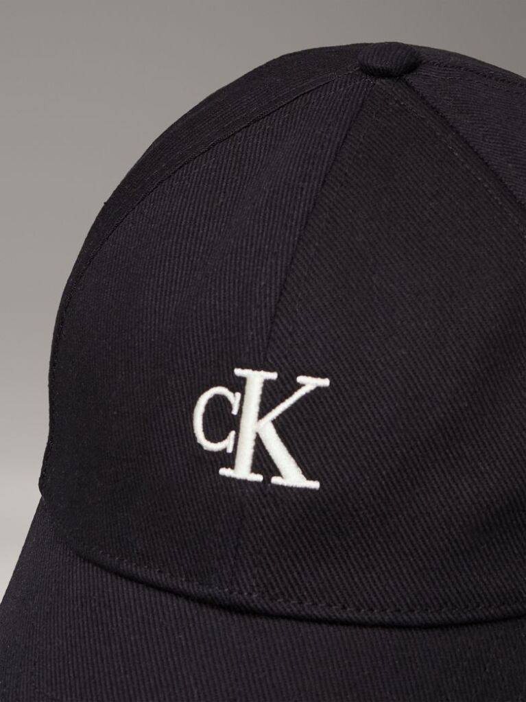 Black Twill Logo Cap  Women