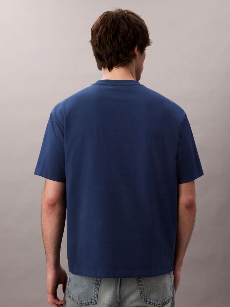 Blue Short Sleeve T-Shirt  Men