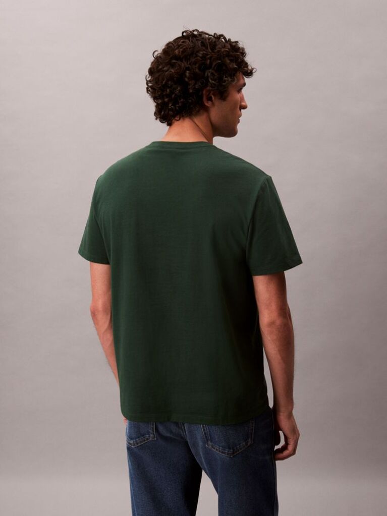 Πράσινο T-Shirt Με Λογότυπο  Άνδρας