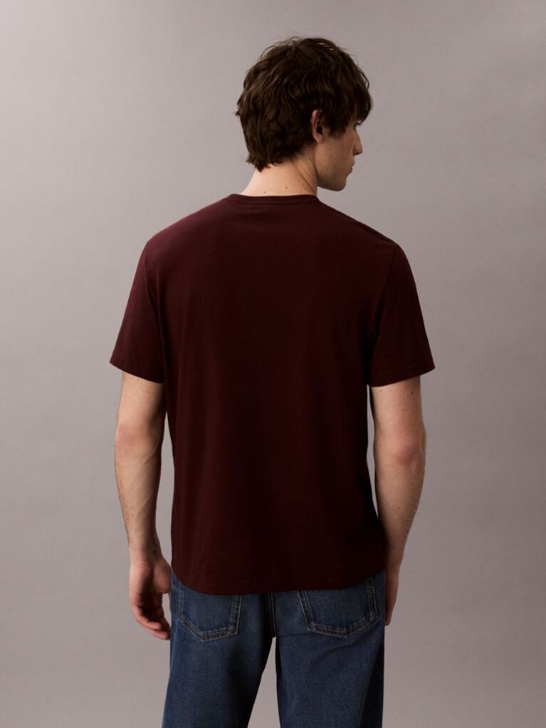 Καφέ T-shirt Με Λογότυπο  Άνδρας