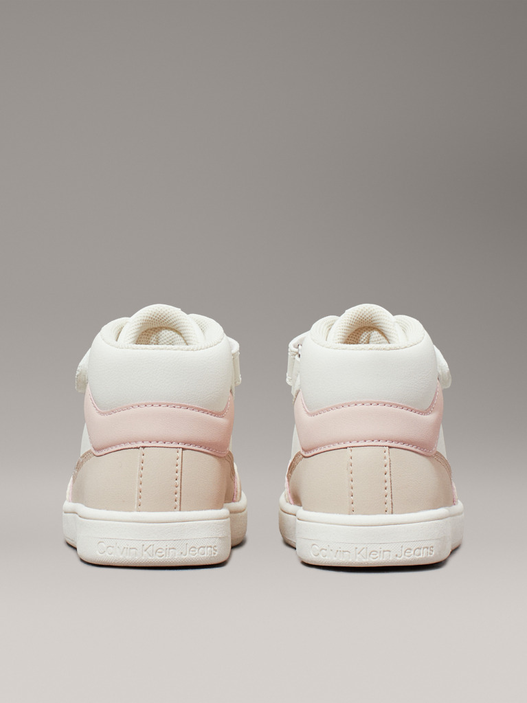 Multi Παιδικά Ψηλά Sneakers Με Κορδόνια Και Velcro  Κορίτσι