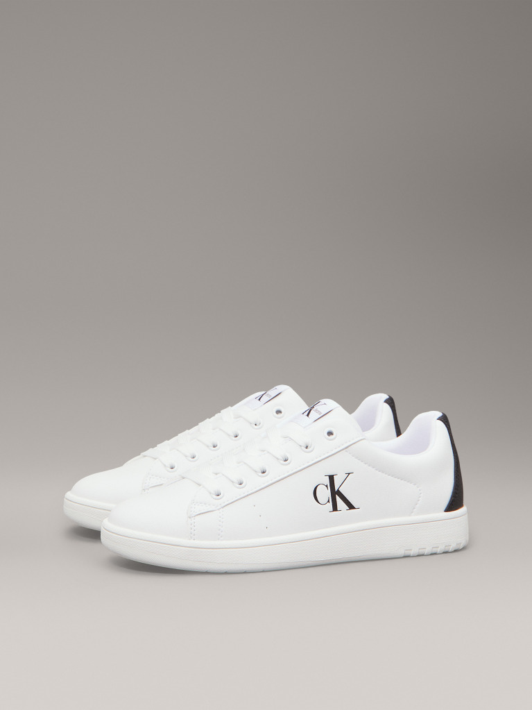 Λευκό Χαμηλά Sneakers Με Κορδόνια  Παιδικό Unisex