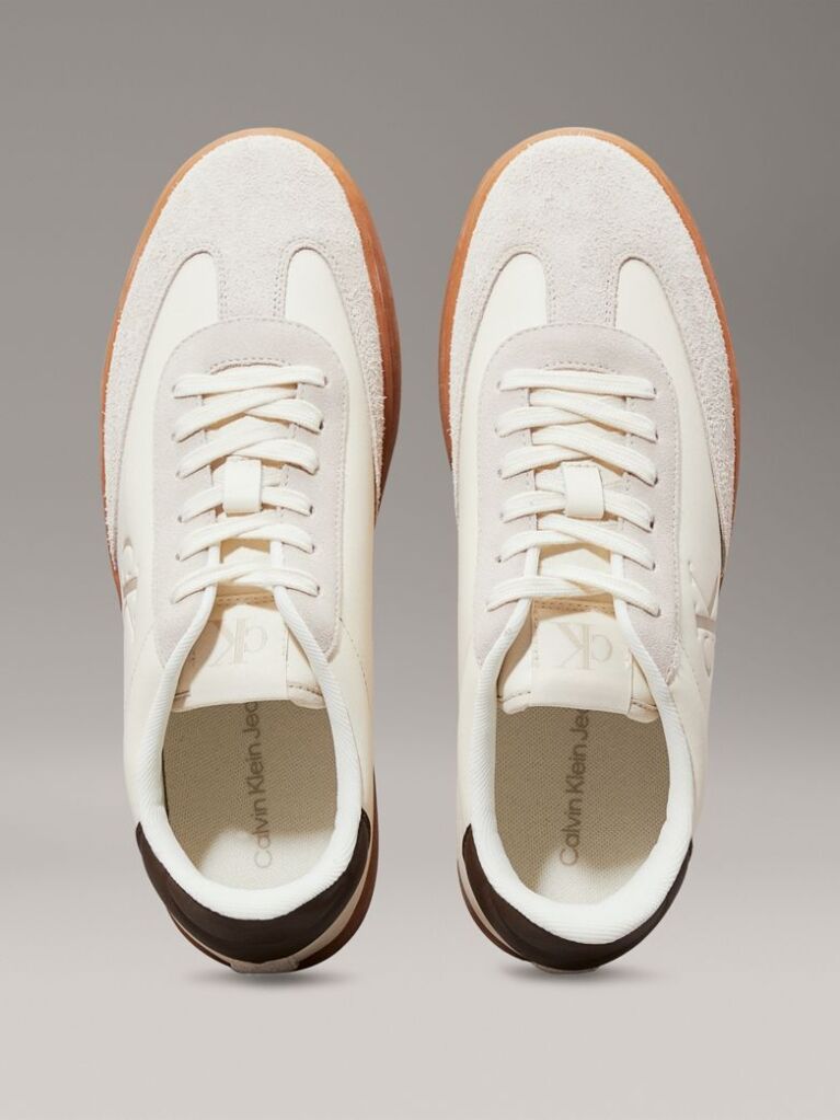 Λευκό Δερμάτινα Sneakers  Άνδρας
