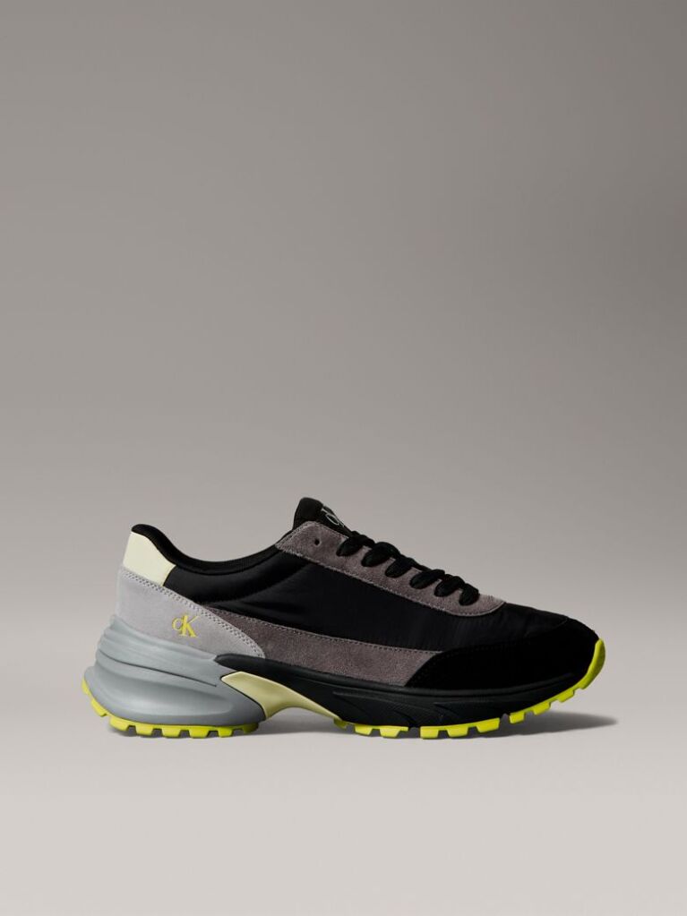 Μαύρο Σουέτ Sneakers  Άνδρας