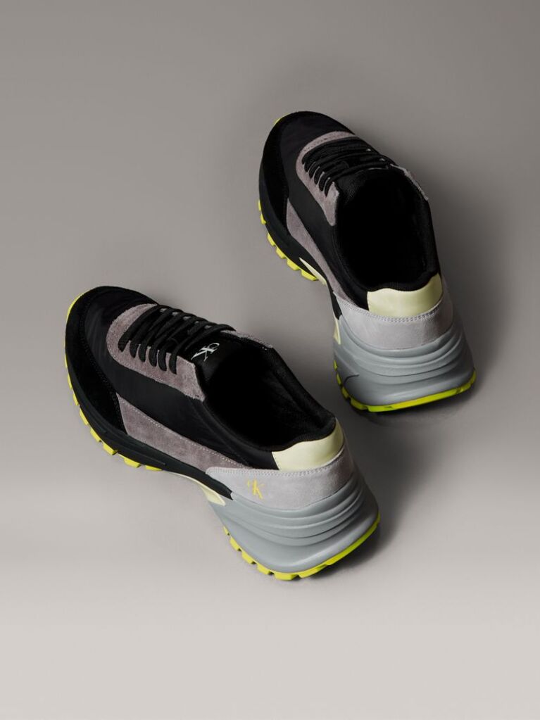Μαύρο Σουέτ Sneakers  Άνδρας
