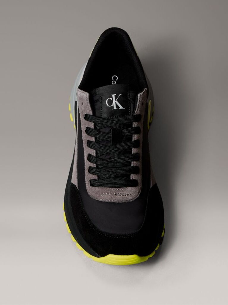 Μαύρο Σουέτ Sneakers  Άνδρας