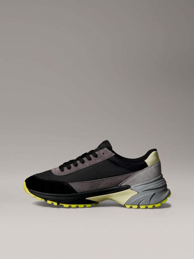 Μαύρο Σουέτ Sneakers  Άνδρας