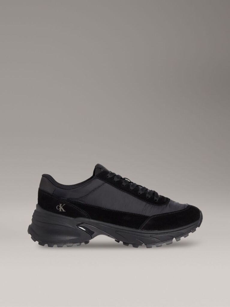 Μαύρο Σουέτ Sneakers  Άνδρας