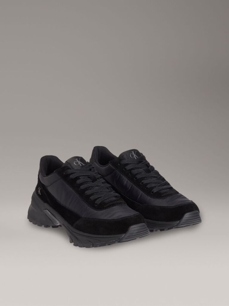 Μαύρο Σουέτ Sneakers  Άνδρας