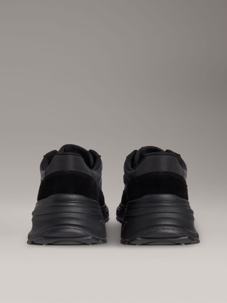 Μαύρο Σουέτ Sneakers  Άνδρας