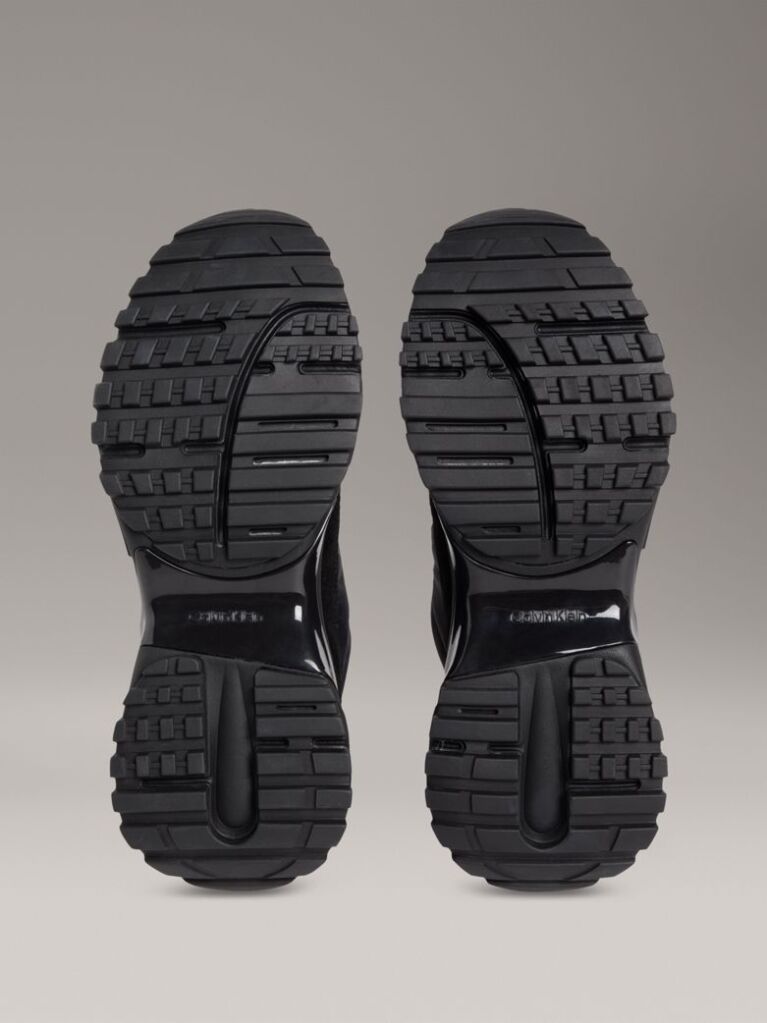 Μαύρο Σουέτ Sneakers  Άνδρας