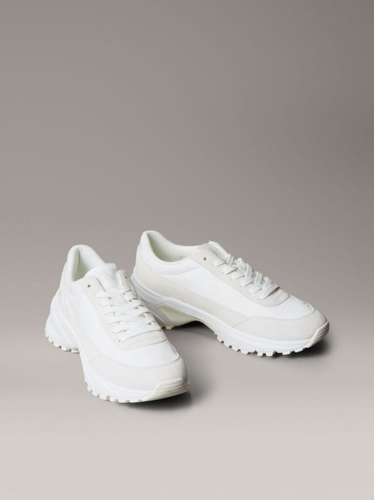 Λευκό Σουέτ Sneakers  Άνδρας